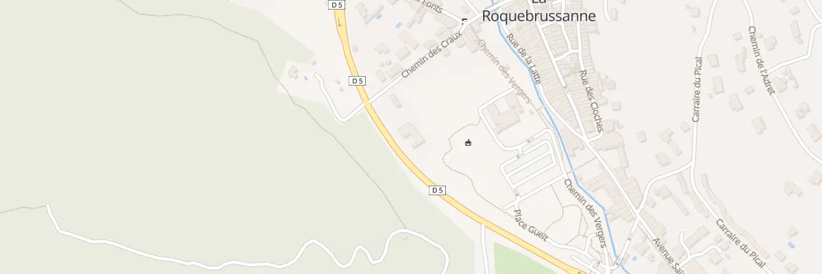 Plan du 111 Che des Craux à La Roquebrussanne