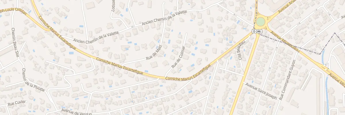 Plan du 69 Av de Colmar à Toulon