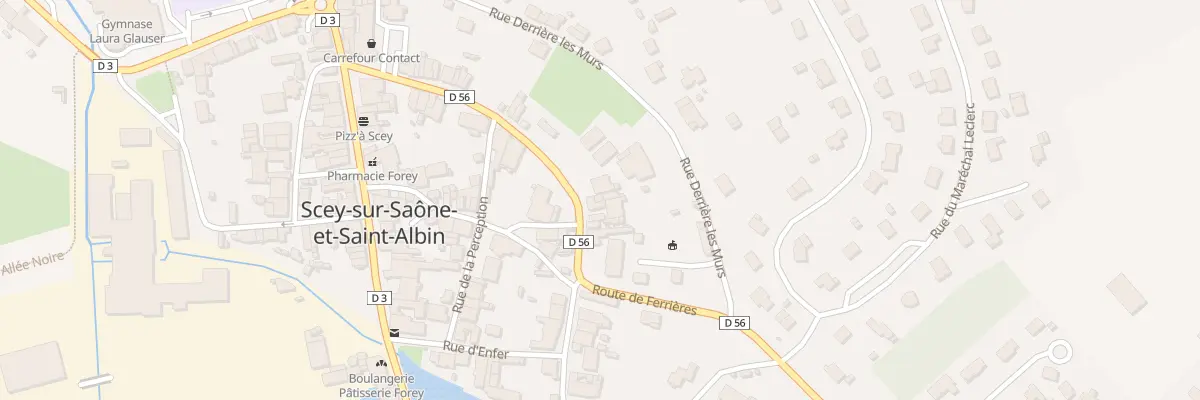 Plan du 31 Gr Gde Rue du Bourg à Ferrières-lès-Scey