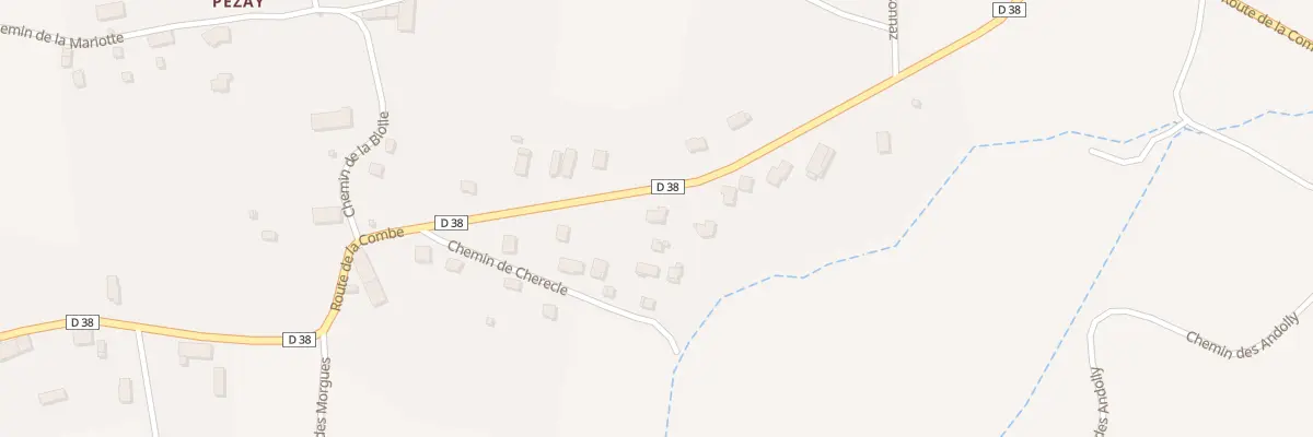Plan du 2502 Rte de la Combe à Thusy