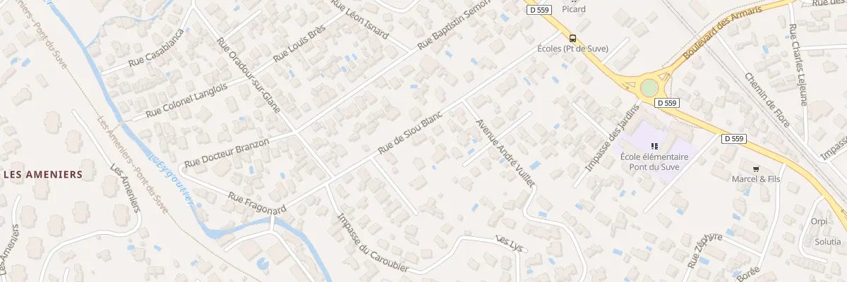 Plan du 211 Rue de Siou Blanc à Toulon