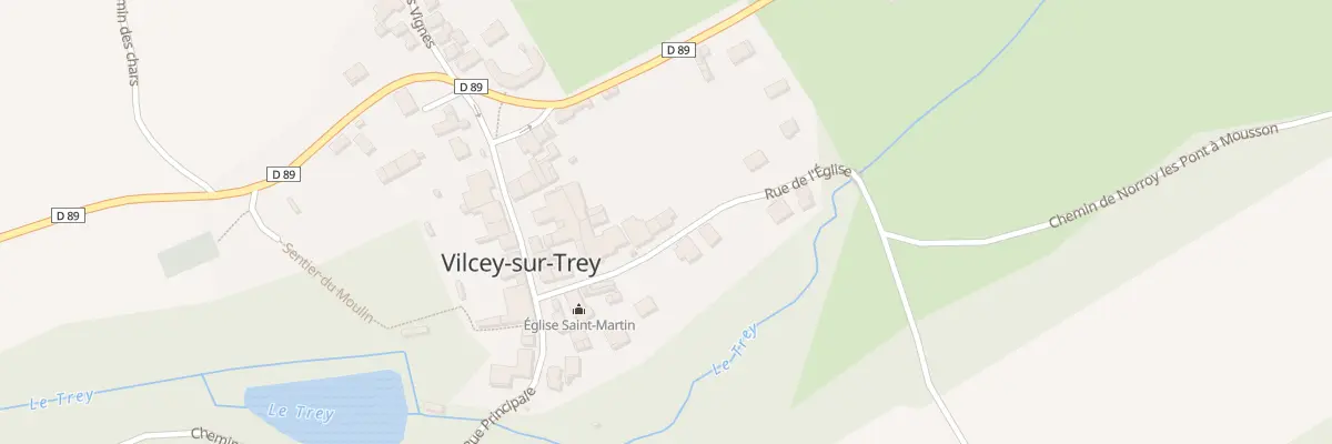Plan du 5023 Rue de l’Eglise à Vilcey-sur-Trey