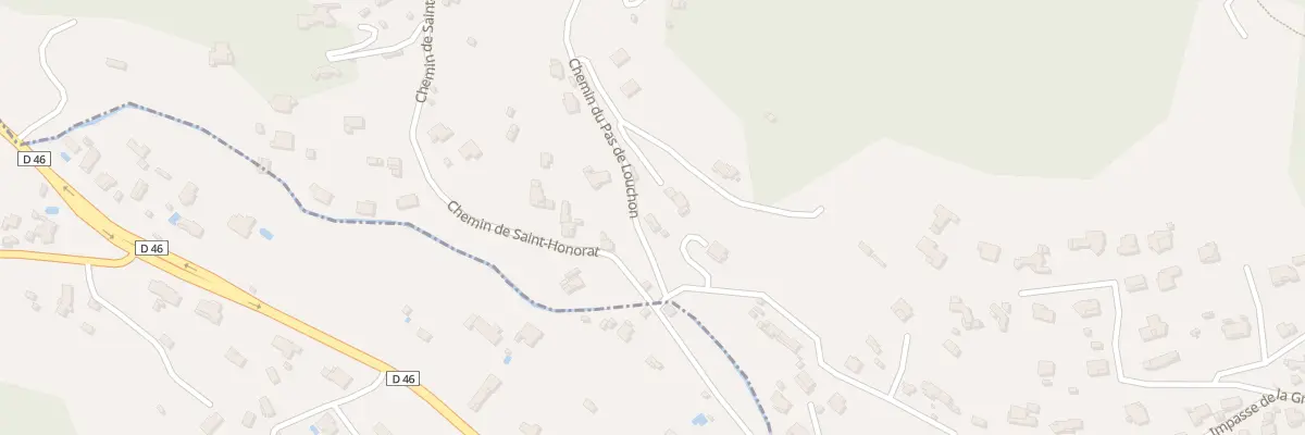 Plan du 58 Che du Pas de Louchon à La Valette-du-Var