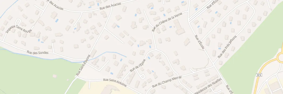 Plan du 8 Rue de l’Epine à Miserey-Salines