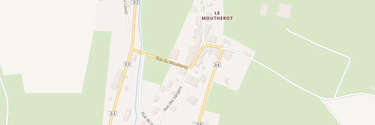 Plan du 2 Rue du Moutherot à Traves