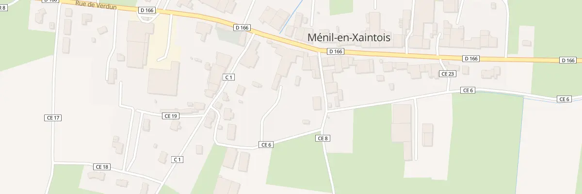 Plan du 551 Rue de Verdun à Ménil-en-Xaintois