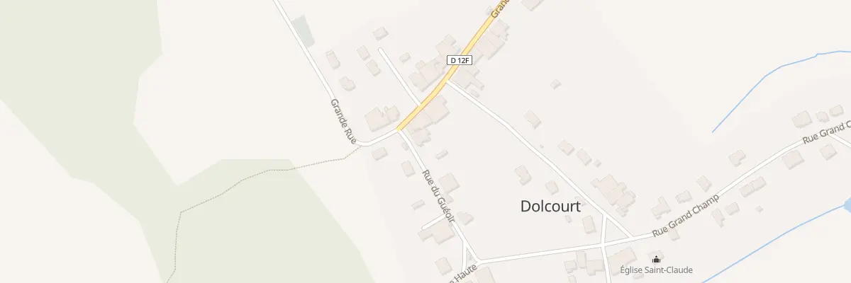 Plan du 1 Rue du Guéoir à Dolcourt