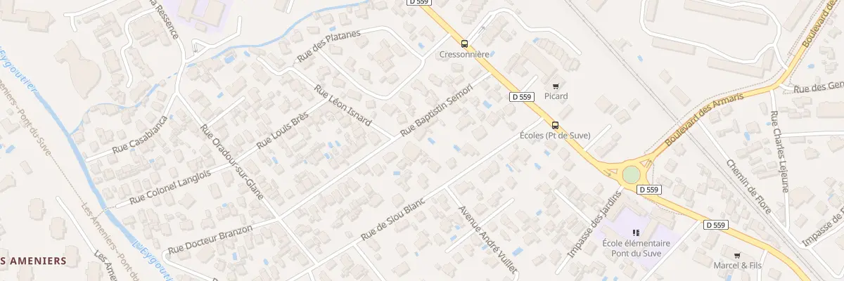 Plan du 9022 Rue Baptistin Sémori à Toulon