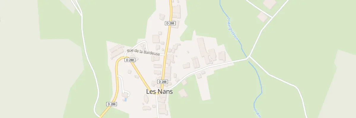 Plan du 14 Rte de Chapois aux Nans