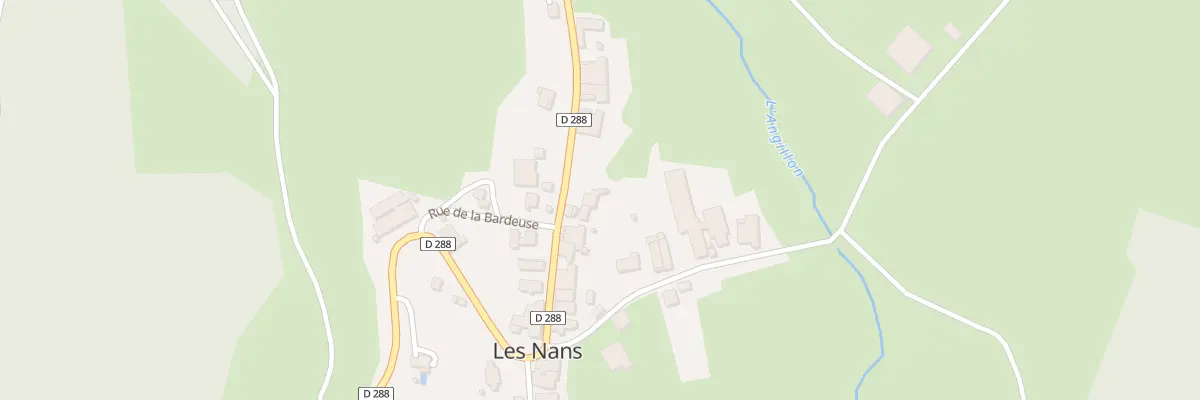 Plan du 18 Rte de Chapois aux Nans