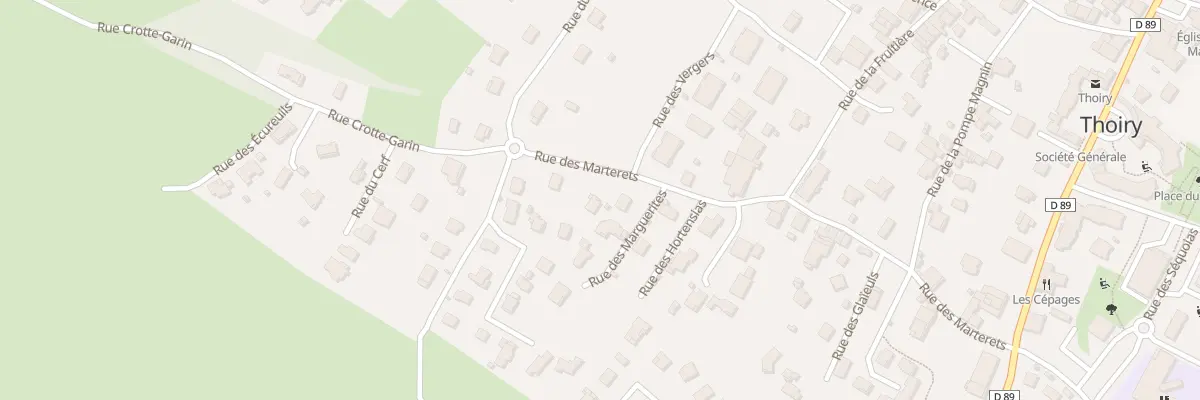 Plan du 355 Rue des Marterets à Thoiry