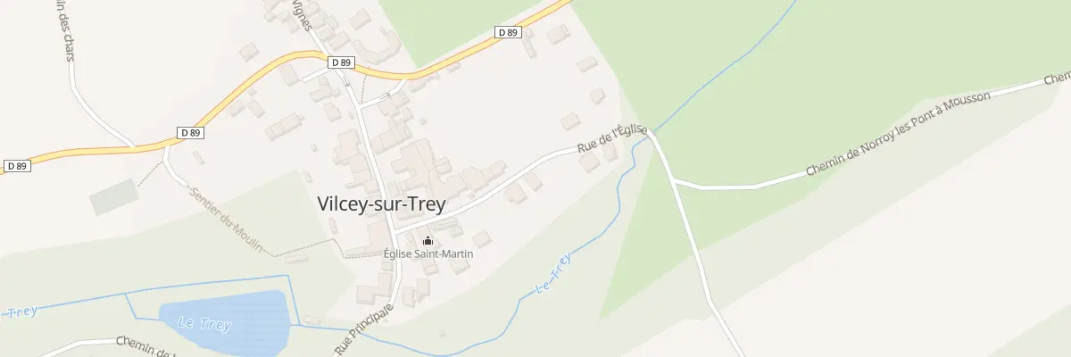 Plan du 133 Rue de l’Eglise à Vilcey-sur-Trey