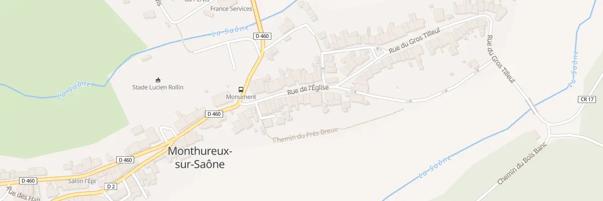 Plan du 106 Rue de l’Eglise à Monthureux-sur-Saône