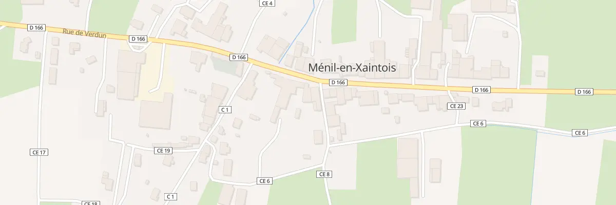 Plan du 535 Rue de Verdun à Ménil-en-Xaintois