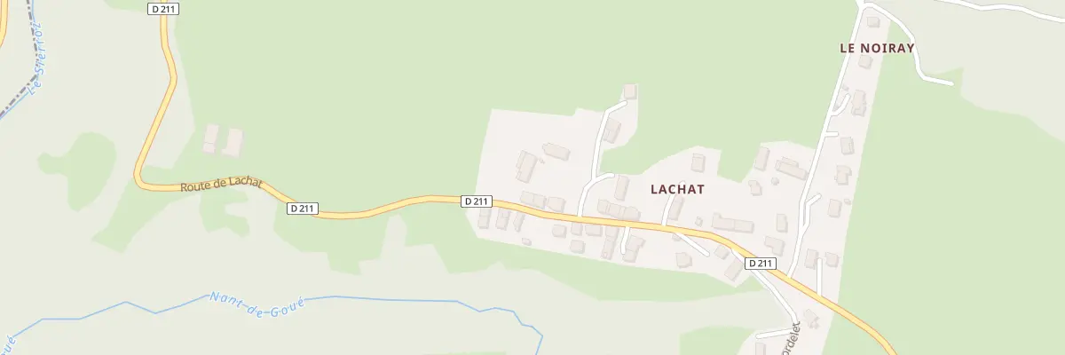 Plan du 2386 Rte de Lachat à Montcel