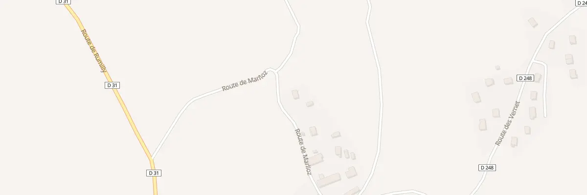Plan du 456 Rte de Marlioz à Boussy