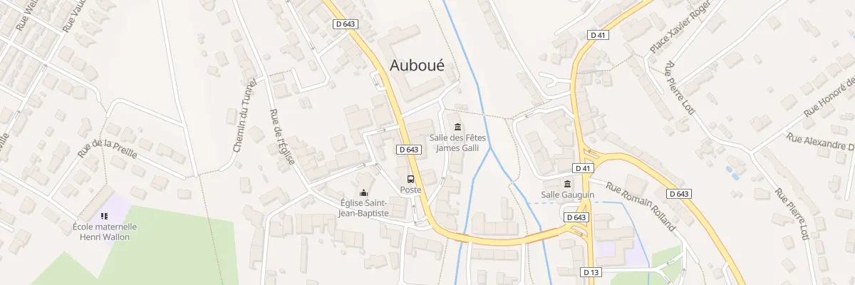 Plan du 6 Rue Col Fabien à Auboué