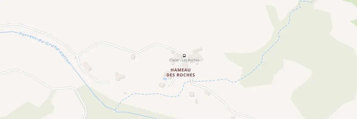 Plan du 7061 Le Hameau de Roche à Claret