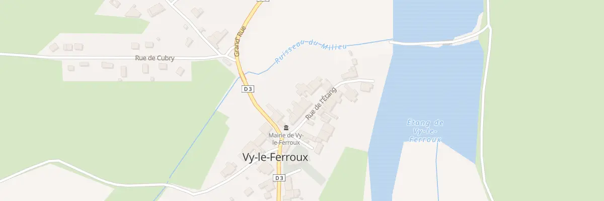 Plan du 9 Rue de l’Etang à Vy-le-Ferroux