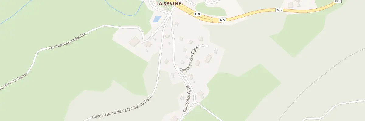 Plan du 1 Imp des Gyps à Saint-Laurent-en-Grandvaux