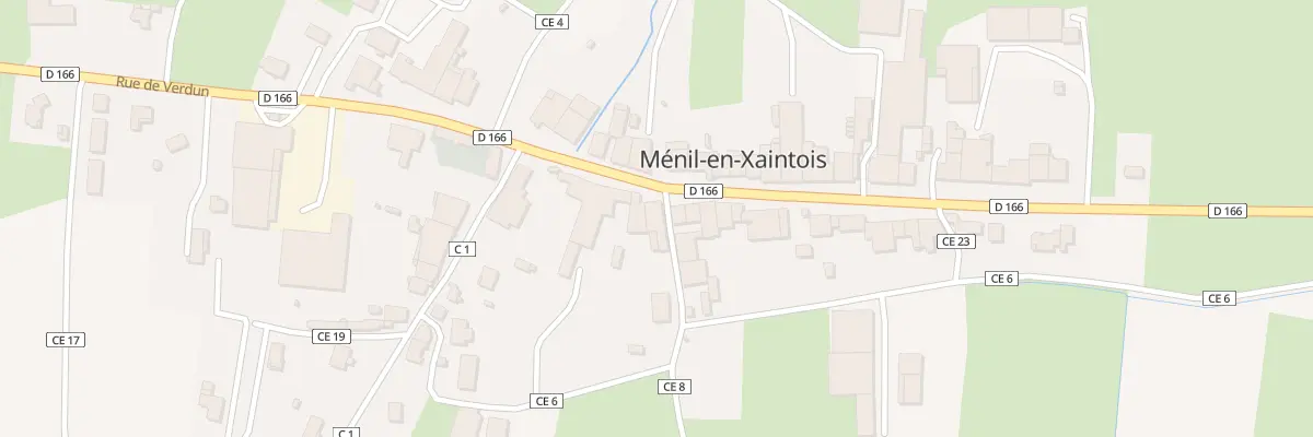 Plan du 527 Rue de Verdun à Ménil-en-Xaintois