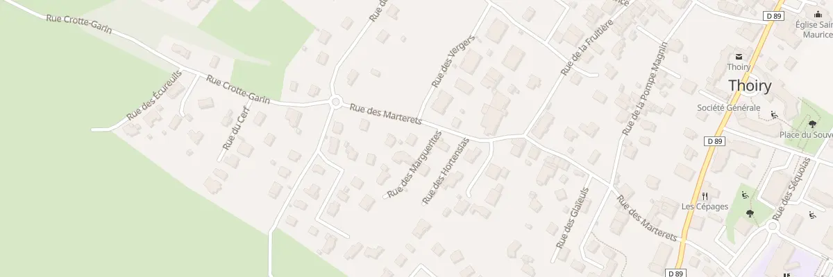 Plan du 30 Rue des Marguerites à Thoiry