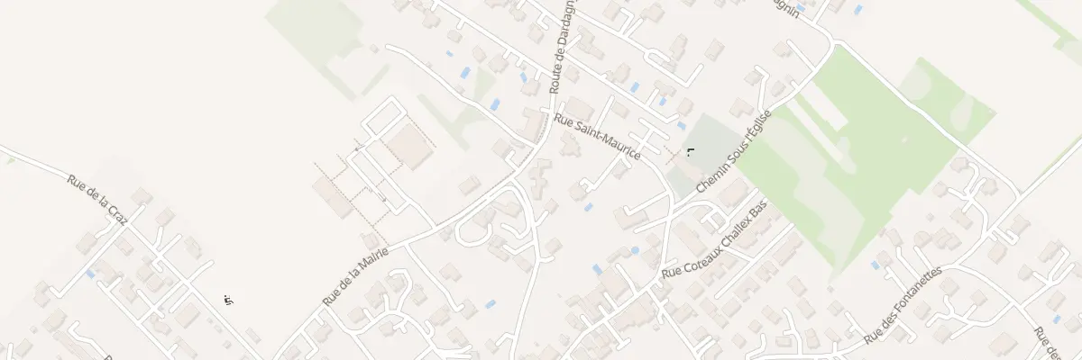 Plan du 536 Rue de la Mairie à Challex