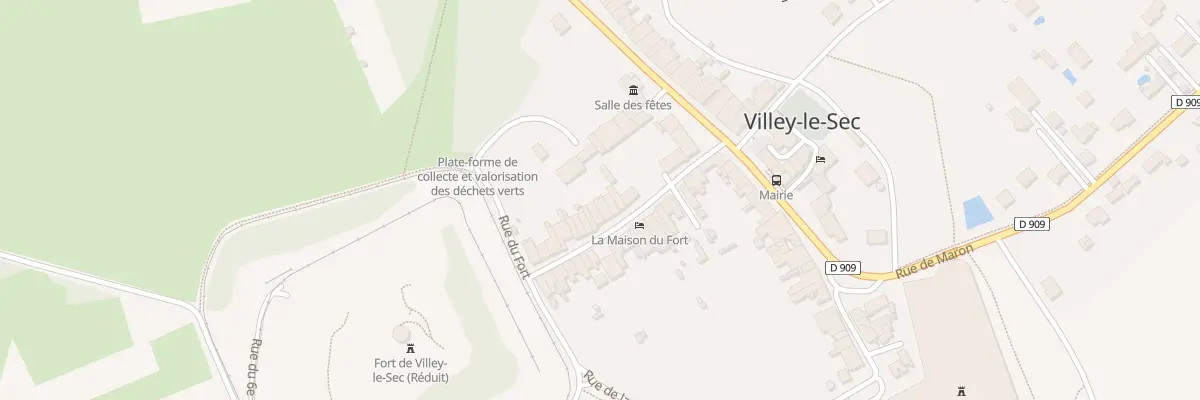 Plan du 14 Rue du Fort à Villey-le-Sec