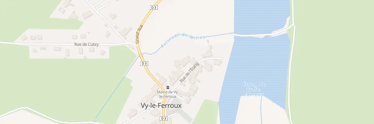 Plan du 13 Rue de l’Etang à Vy-le-Ferroux