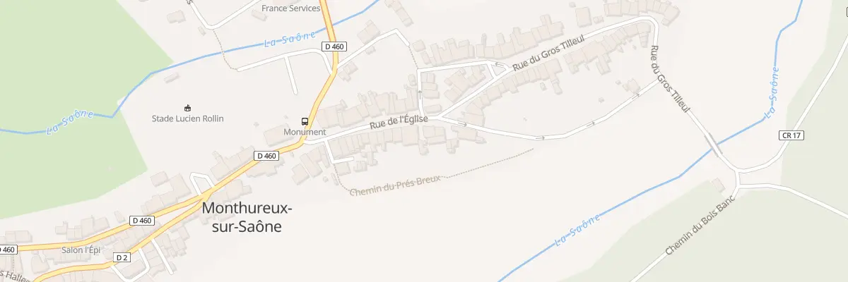 Plan du 156 Rue de l’Eglise à Monthureux-sur-Saône