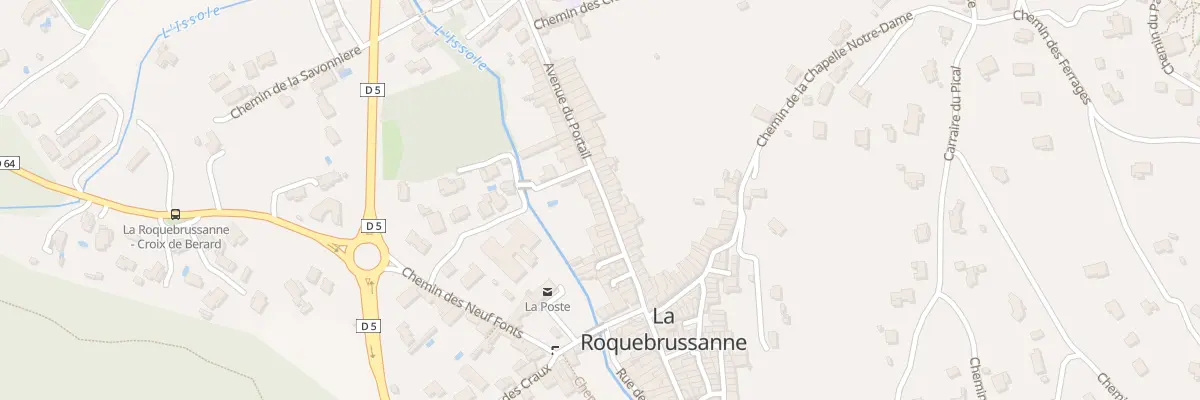 Plan du 5300 Rue Georges Clémenceau à La Roquebrussanne