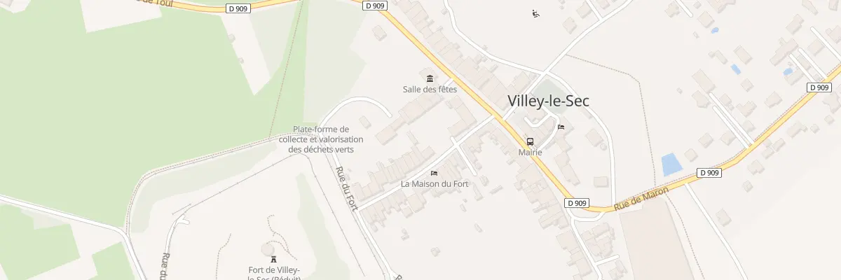 Plan du 8 Rue du Fort à Villey-le-Sec