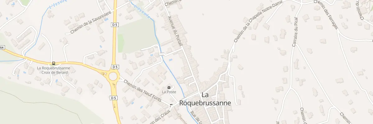 Plan du 5302 Rue Georges Clémenceau à La Roquebrussanne