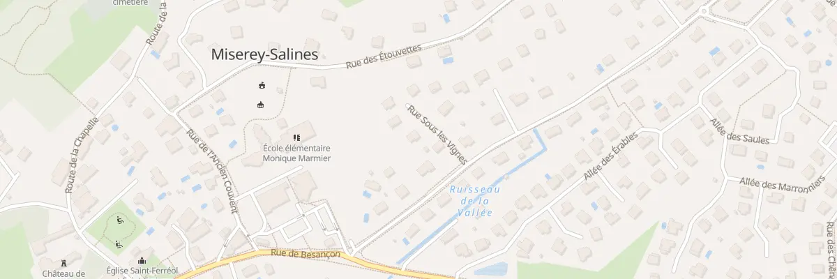 Plan du 9A Rue sous les Vignes à Miserey-Salines