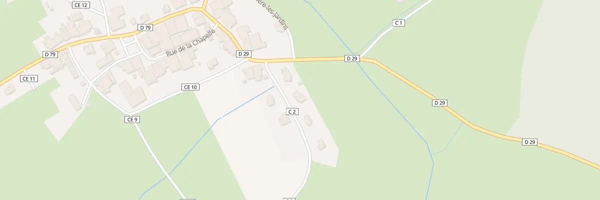 Plan du 73 Rte de Biecourt à Repel