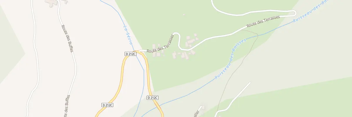 Plan du 190 Rte des Terrasses à La Salette-Fallavaux