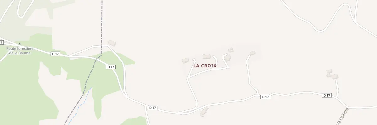 Plan du 7035 La Croix à Entrepierres