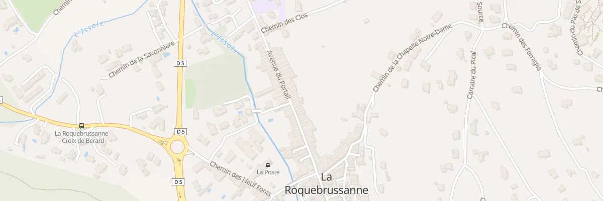 Plan du 5251 Rue Georges Clémenceau à La Roquebrussanne