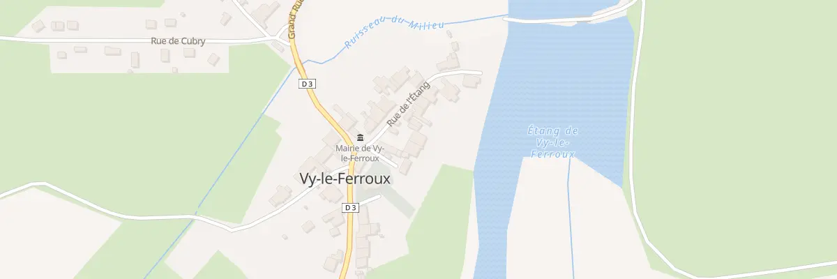 Plan du 6 Rue de l’Etang à Vy-le-Ferroux