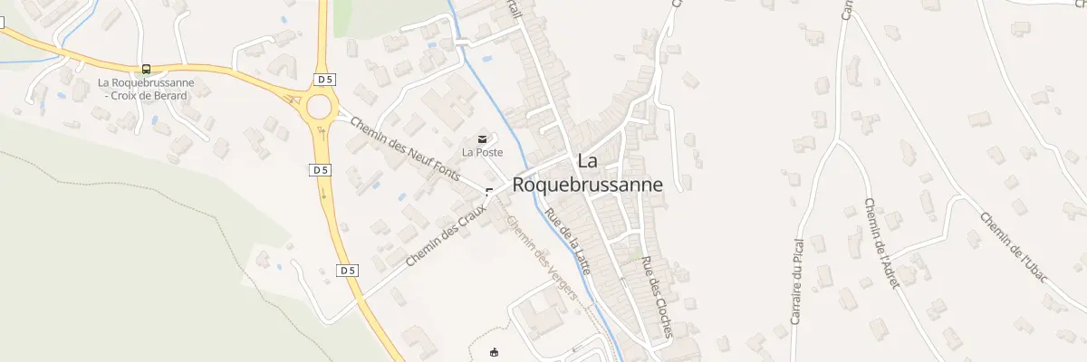 Plan du 5036 Rue de la Latte à La Roquebrussanne
