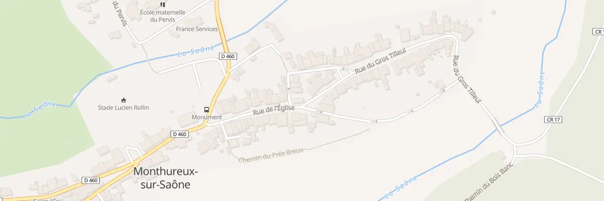 Plan du 155 Rue de l’Eglise à Monthureux-sur-Saône
