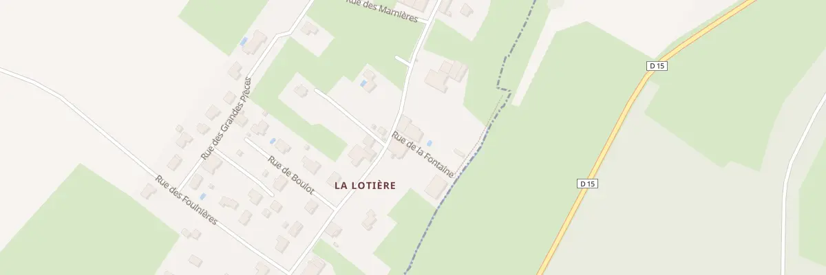 Plan du 3 Rue de la Fontaine à Chaux-la-Lotière