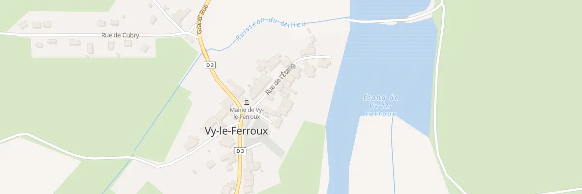 Plan du 8 Rue de l’Etang à Vy-le-Ferroux