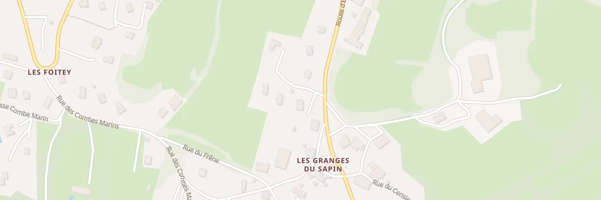 Plan du 1 Rue du Frêne à Chenecey-Buillon