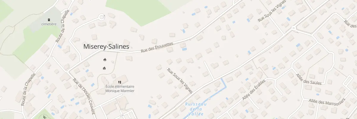 Plan du 9E Rue sous les Vignes à Miserey-Salines