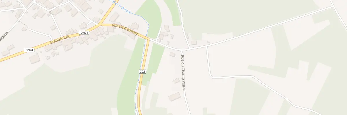 Plan du 2 Rue des Clairs Chenes à Thuilley-aux-Groseilles