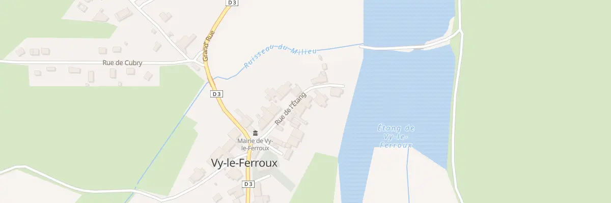 Plan du 12 Rue de l’Etang à Vy-le-Ferroux