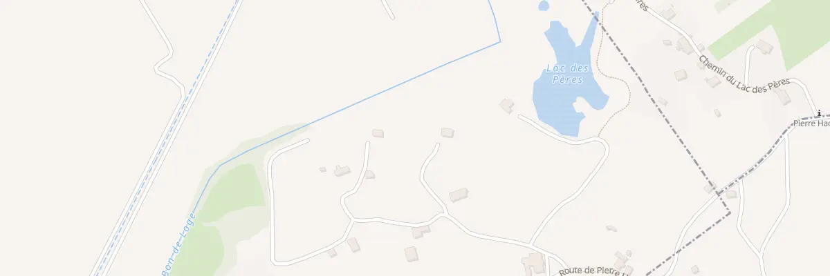 Plan du 174 Che du Lac des Pères à Apremont