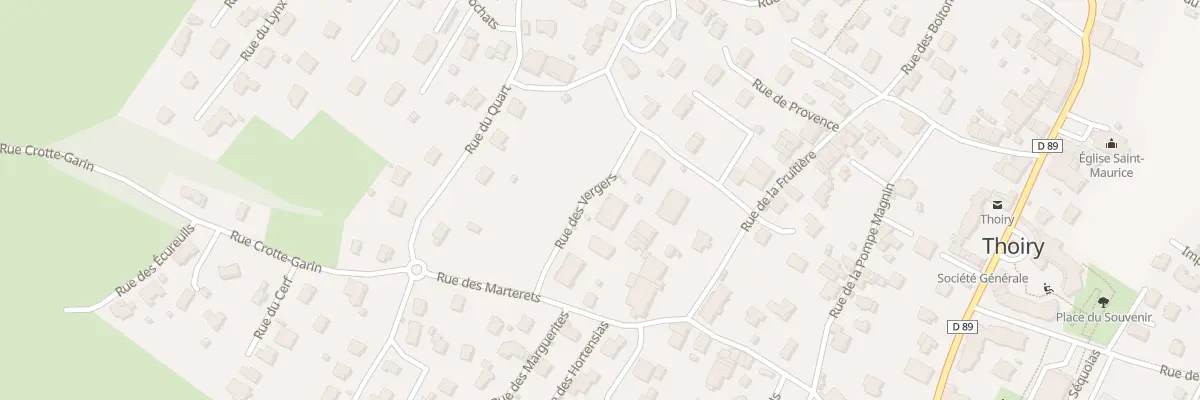 Plan du 75 Rue des Vergers à Thoiry