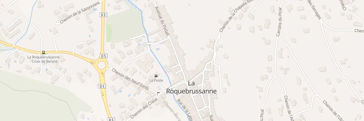 Plan du 5238 Rue Georges Clémenceau à La Roquebrussanne